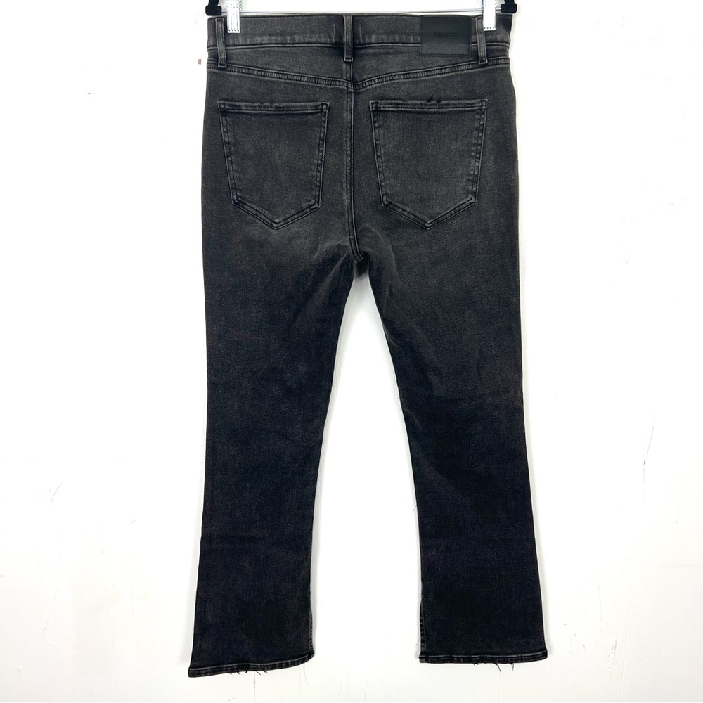 Express Skyscraper Mid Rise Hyper Sculpt Hyper Stretch Jeans Size 12S Short Grey - Picture 5 of 7